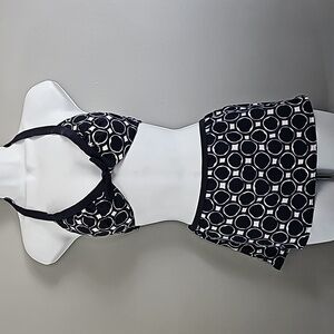 Aloha Navy Blue & White 2 pc bathing suit | Top Sz 14 | Bottom  Sz 16